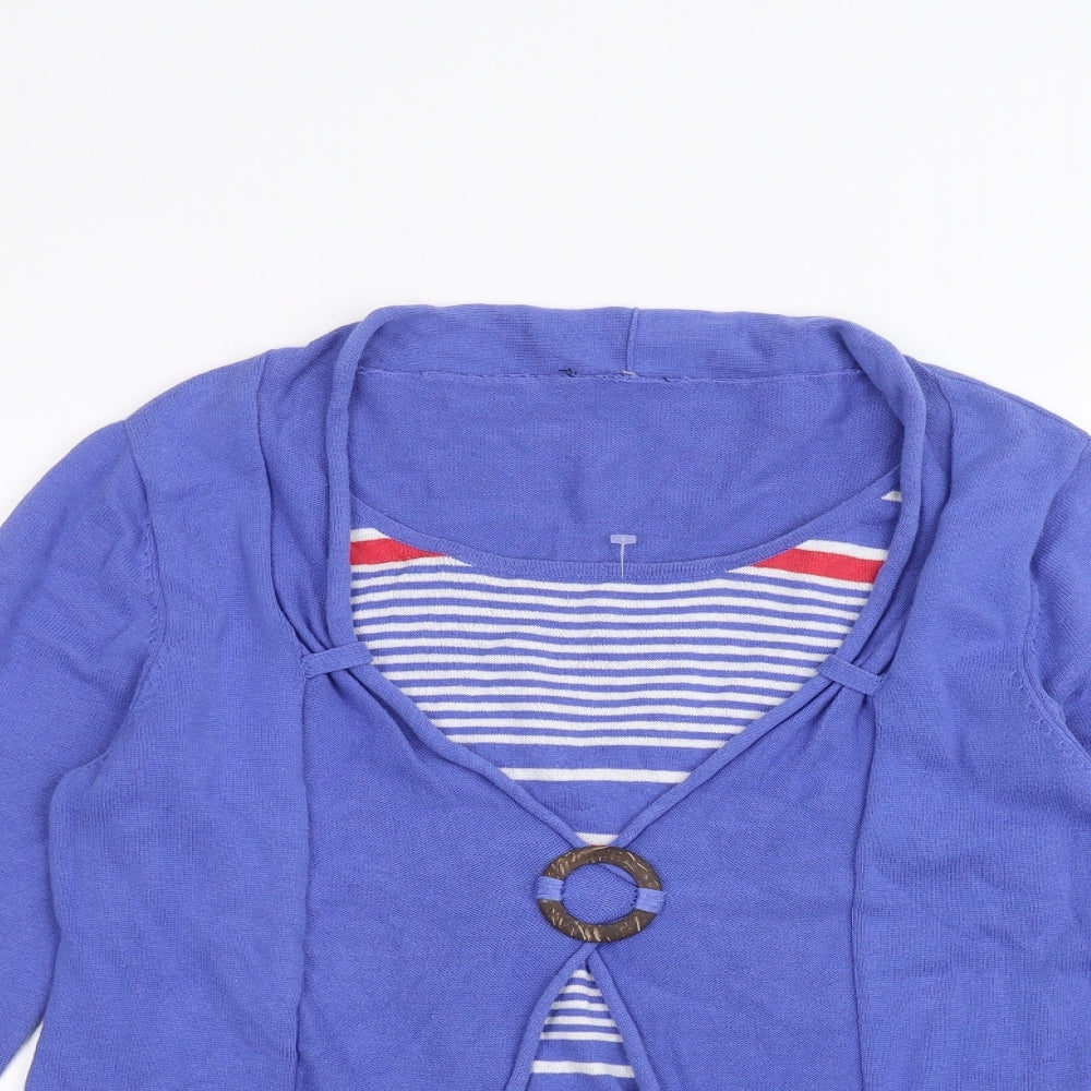 Preworn Womens Blue   Basic T-Shirt Size S