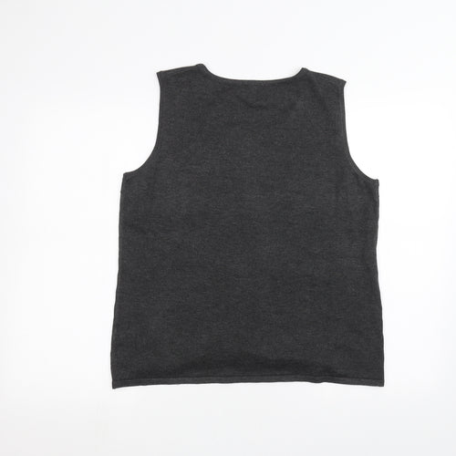 Cable & Gauge Womens Black   Basic Tank Size XL