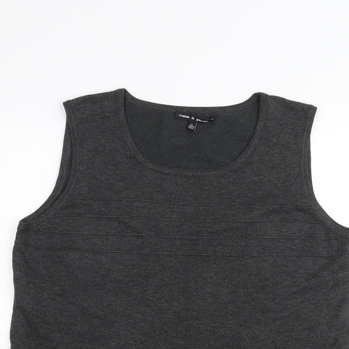 Cable & Gauge Womens Black   Basic Tank Size XL