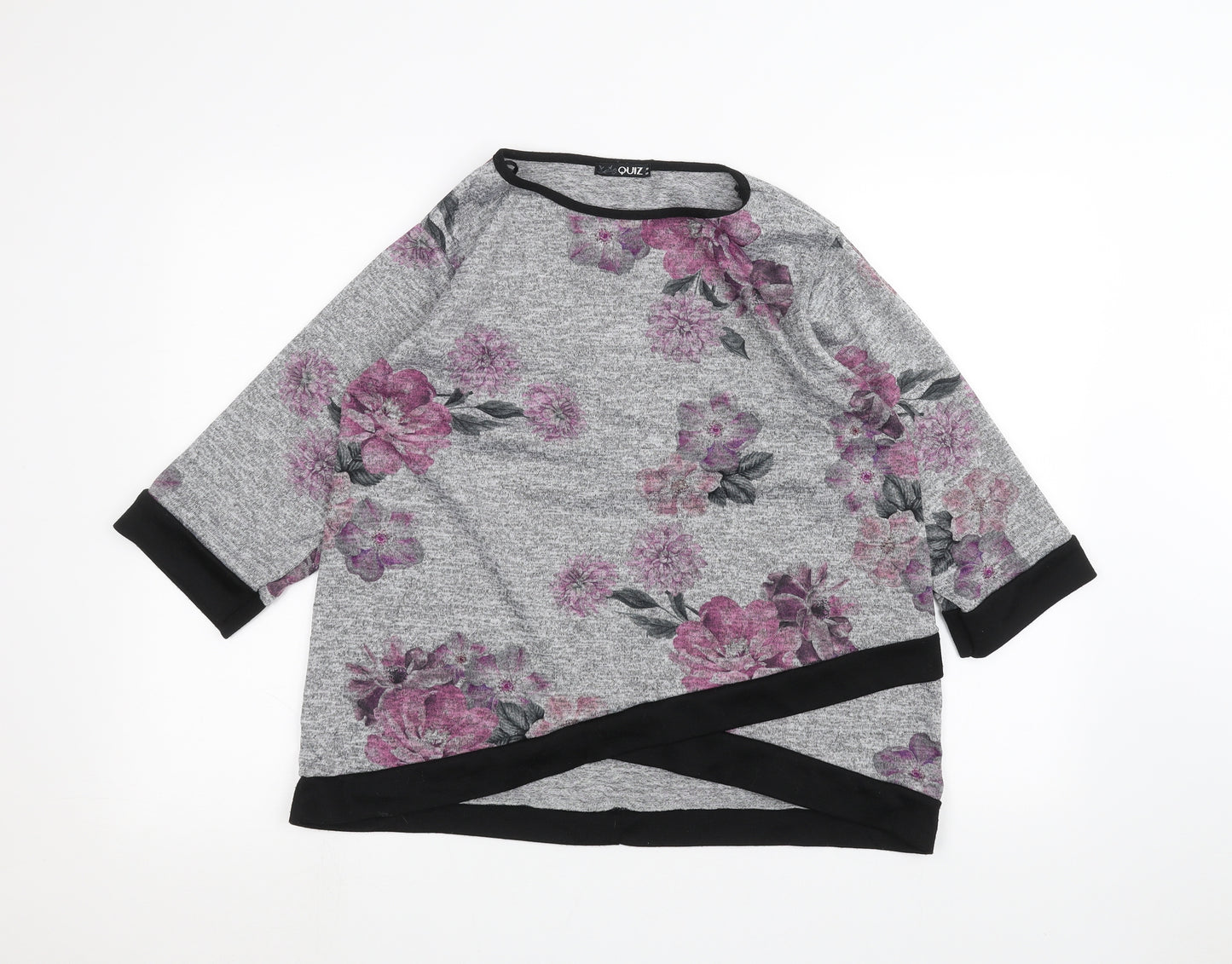 Quiz Womens Grey   Pullover Jumper Size 12