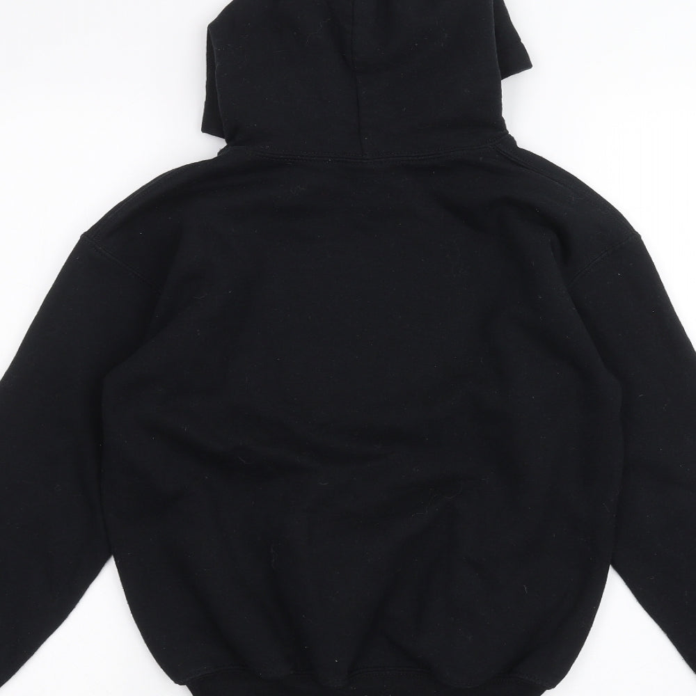 Gilden Boys Black   Pullover Hoodie Size M