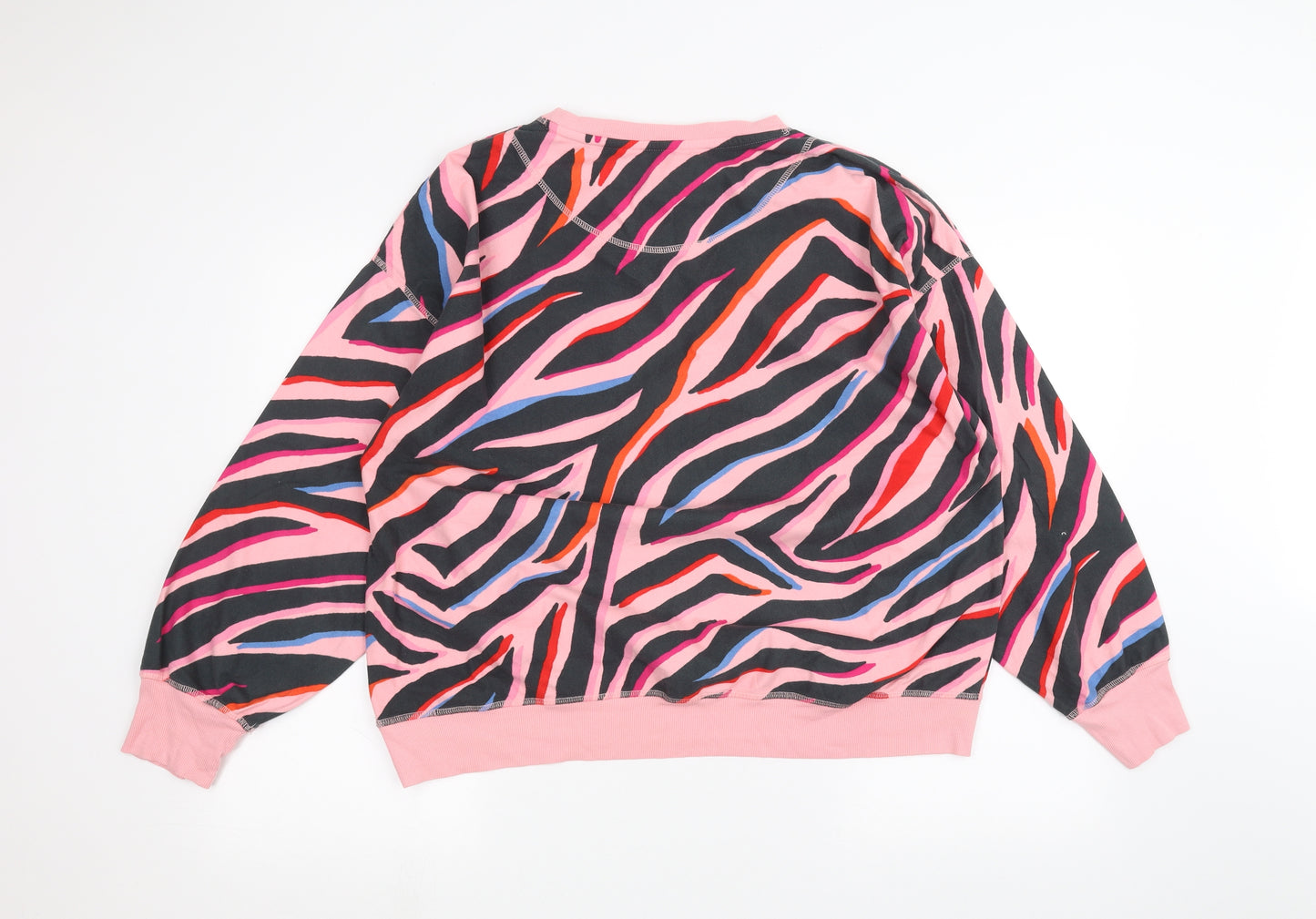 NEXT Womens Pink Animal Print  Pullover Jumper Size M