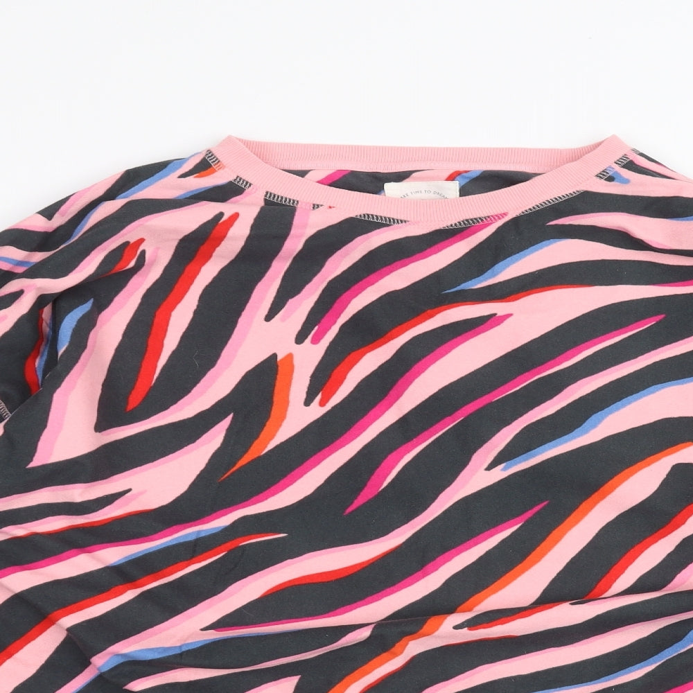 NEXT Womens Pink Animal Print  Pullover Jumper Size M