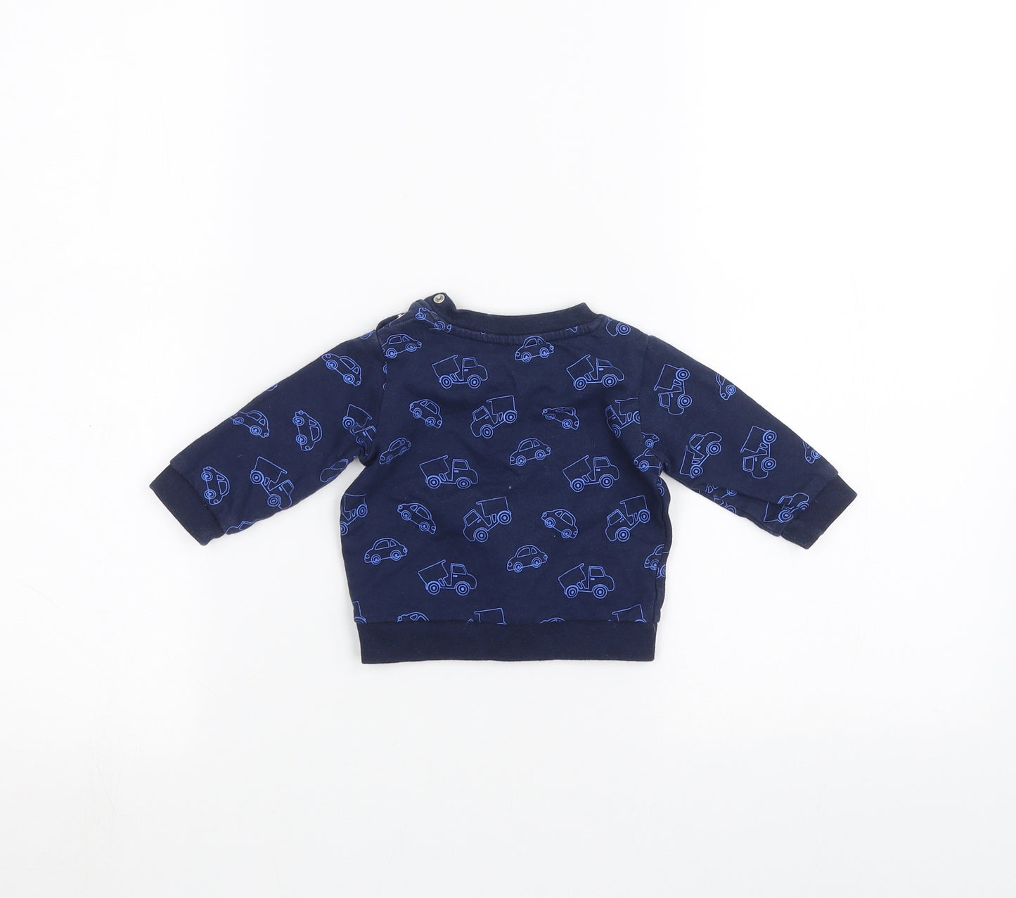 Peacocks Baby Blue   Pullover Jumper Size 0-3 Months