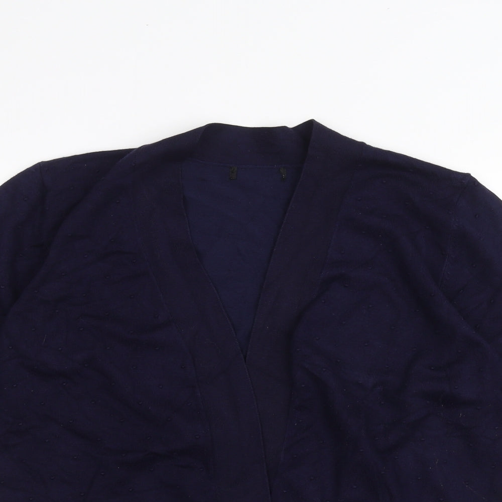 Preworn Womens Blue   Cardigan Jumper Size XL
