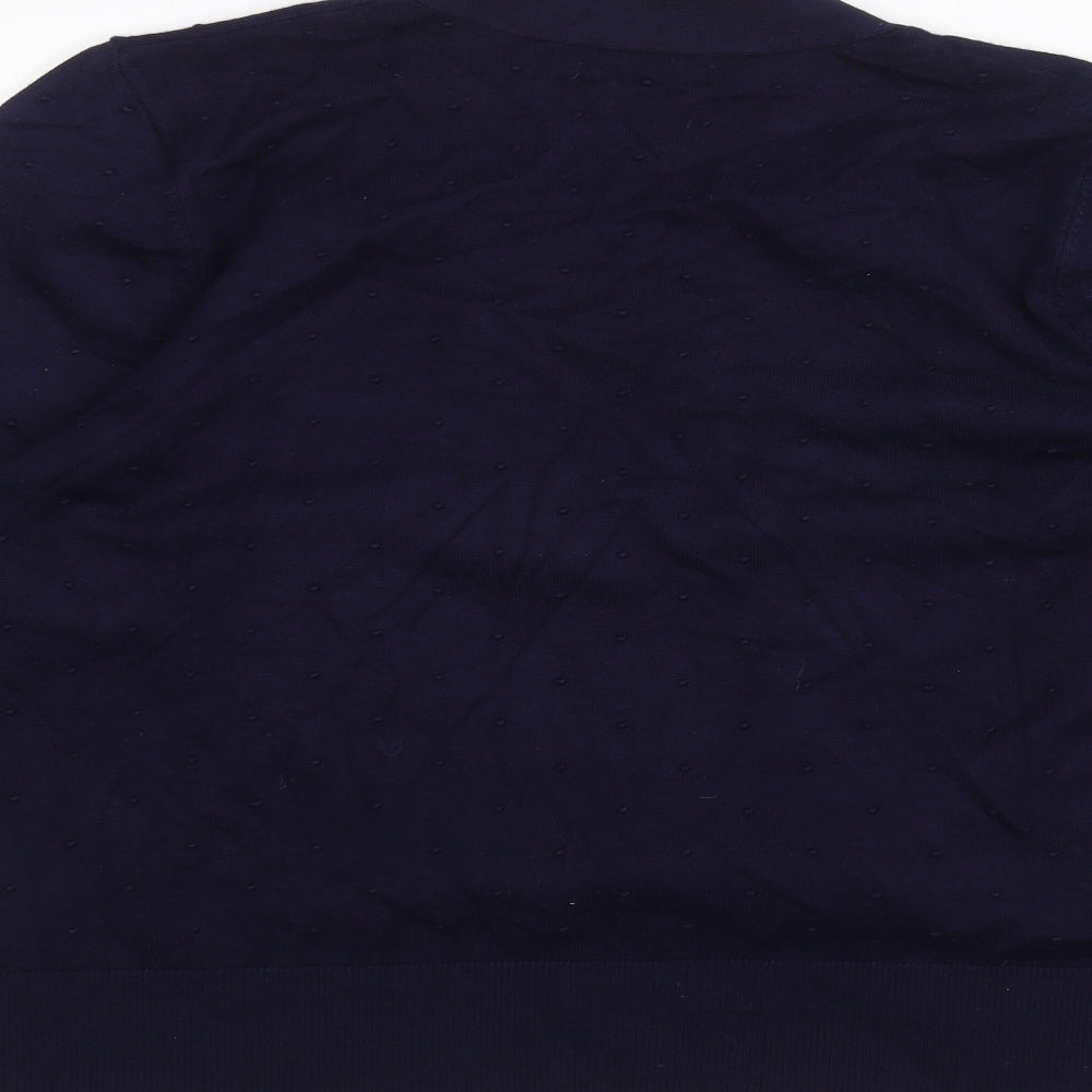 Preworn Womens Blue   Cardigan Jumper Size XL