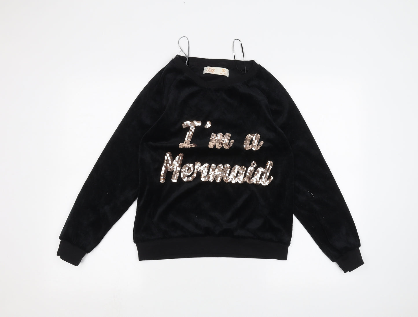 love sleep Womens Black   Pullover Jumper Size S
