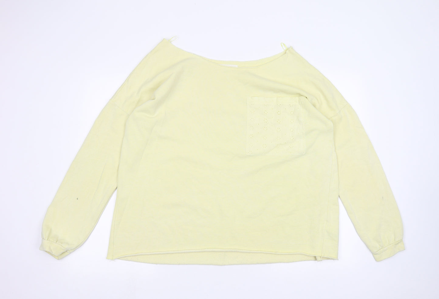 nextt Womens Yellow   Pullover Jumper Size L