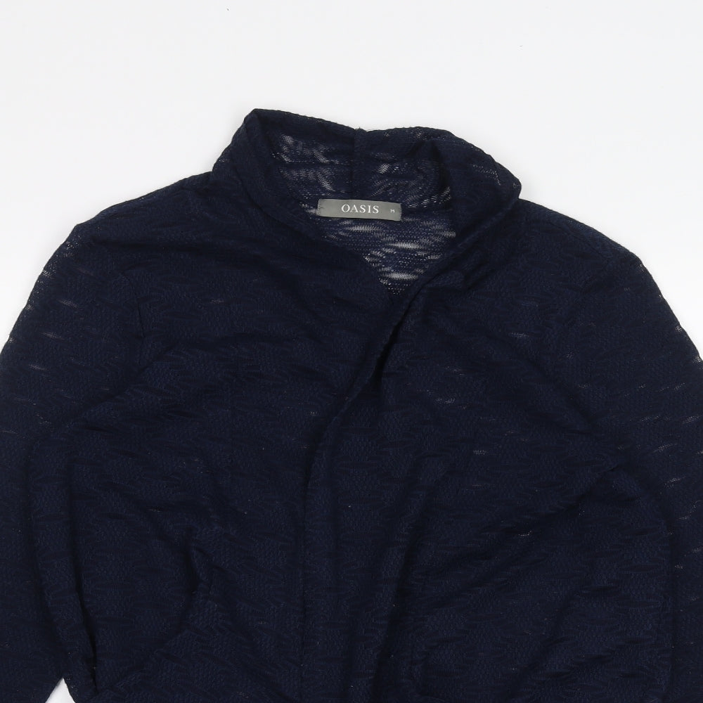 Oasis Womens Blue   Cardigan Jumper Size M