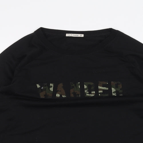 Garage Mens Black   Pullover Jumper Size M