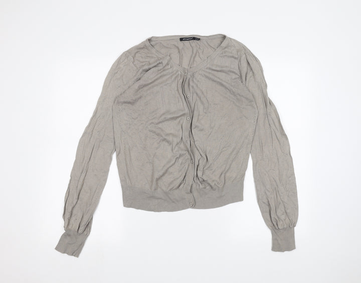 Atmosphere Womens Beige Cardigan Jumper Size 12