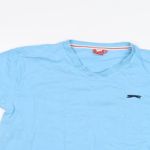Slazenger Boys Blue   Basic T-Shirt Size 11-12 Years