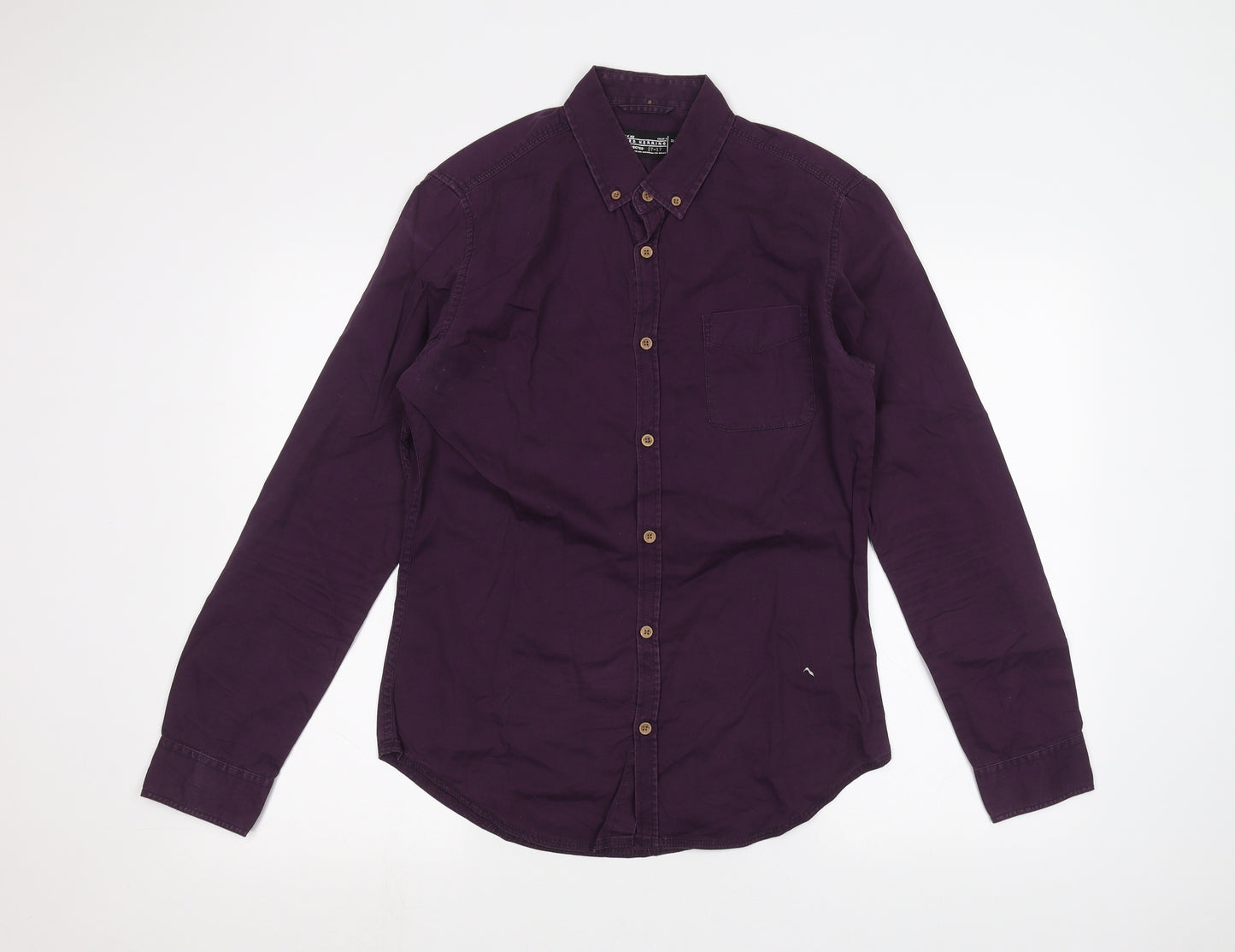 Red Herring Mens Purple    Dress Shirt Size S