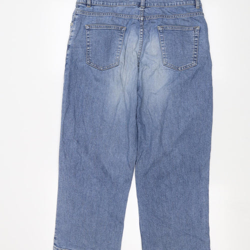 Universal Jeans  Womens Blue   Straight Jeans Size 32 in L22 in - cropped leg