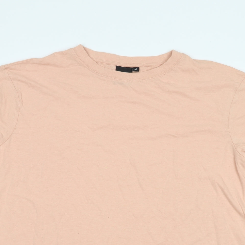 Majestic Mens Pink    T-Shirt Size M