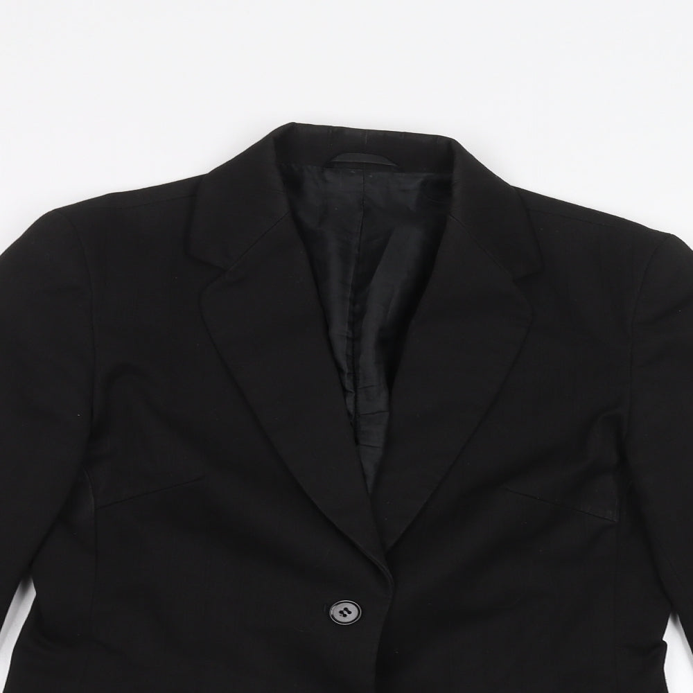 Distinctive Mens Black   Jacket  Size S