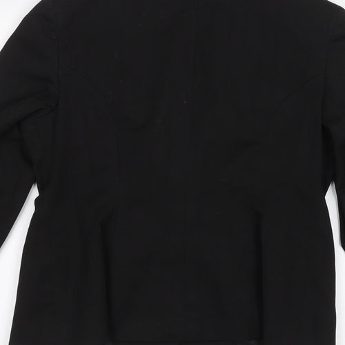Distinctive Mens Black   Jacket  Size S