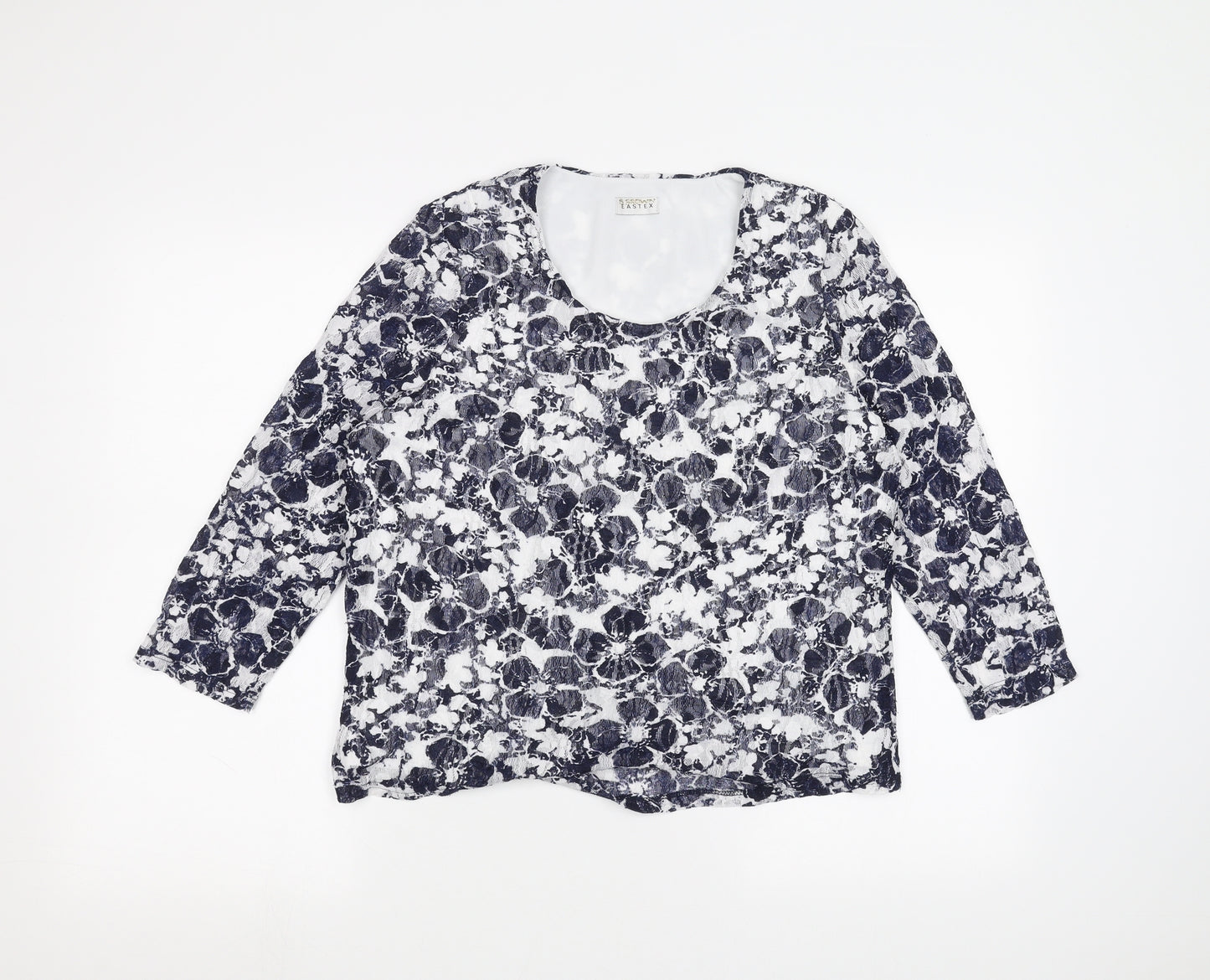 Eastex Womens White   Basic T-Shirt Size 16