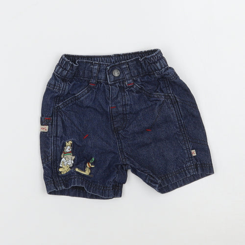 Mothercare Boys Blue   Cropped Jeans Size 0-3 Months