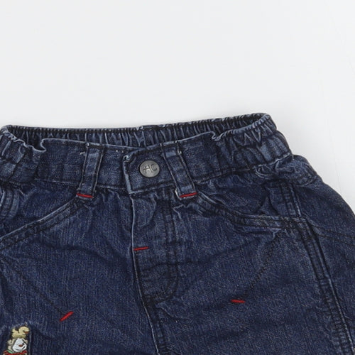 Mothercare Boys Blue   Cropped Jeans Size 0-3 Months