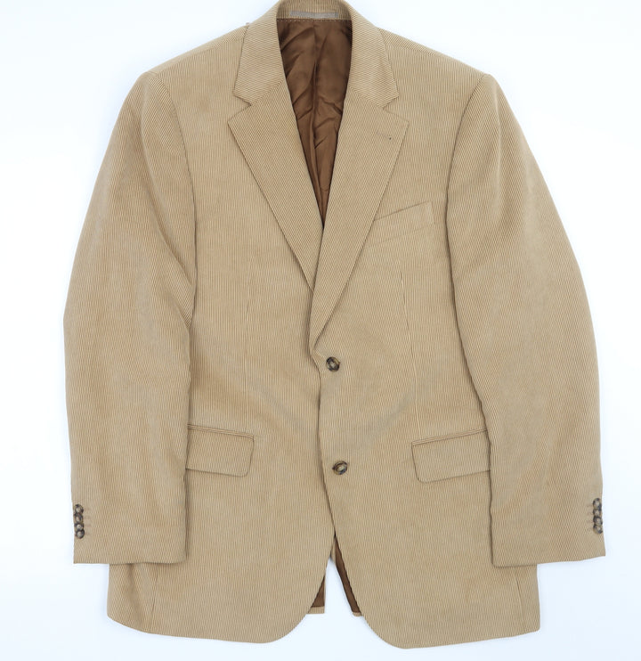 Carl Gross Mens Brown Jacket Suit Jacket Size 40