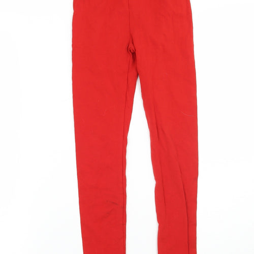Mayoral Girls Red   Jegging Trousers Size 9 Years - legging