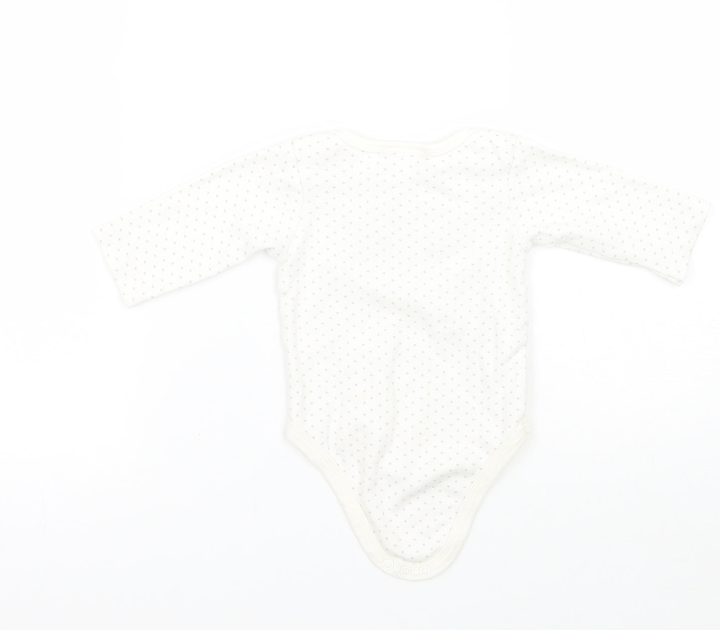 kyle & deena Baby White Polka Dot  Babygrow One-Piece Size 3-6 Months