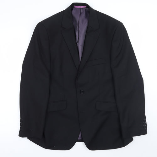Burton Mens Black   Jacket Suit Jacket Size 38