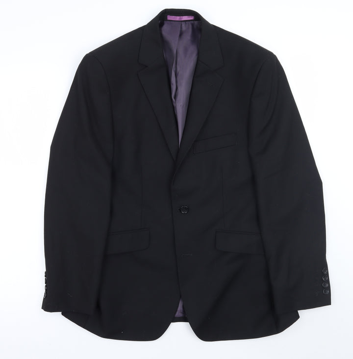 Burton Mens Black   Jacket Suit Jacket Size 38