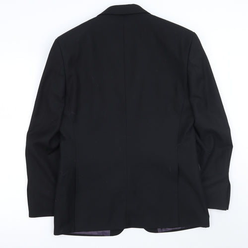 Burton Mens Black   Jacket Suit Jacket Size 38