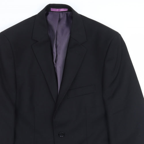 Burton Mens Black   Jacket Suit Jacket Size 38