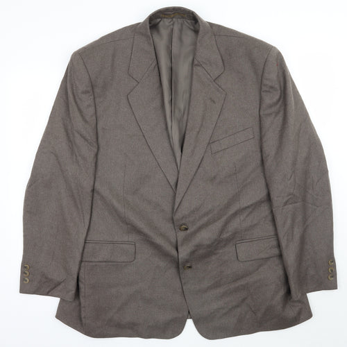 Knights & asprey Mens Brown   Jacket Suit Jacket Size 48