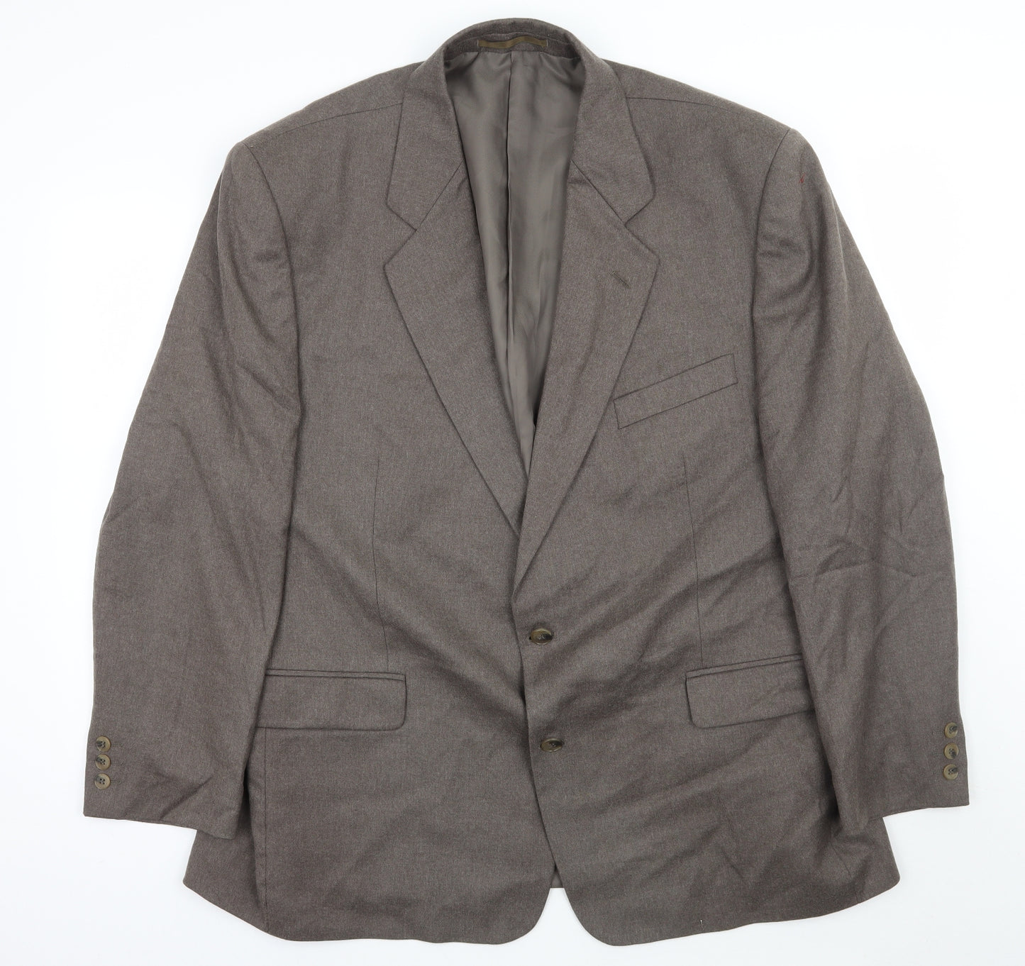 Knights & asprey Mens Brown   Jacket Suit Jacket Size 48