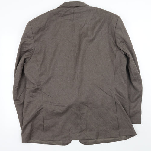 Knights & asprey Mens Brown   Jacket Suit Jacket Size 48