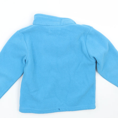 Kids zip Boys Blue   Pullover Jumper Size 2-3 Years