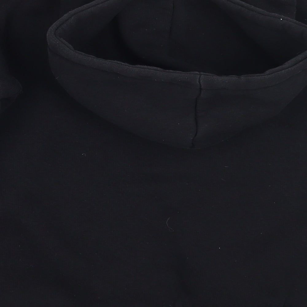 Hype Girls Black   Pullover Hoodie Size 12 Years