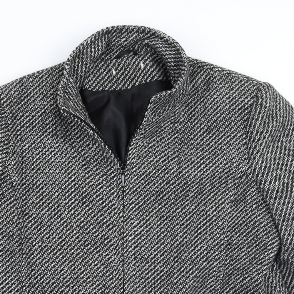 Bonmarché Womens Grey   Jacket Coat Size 16