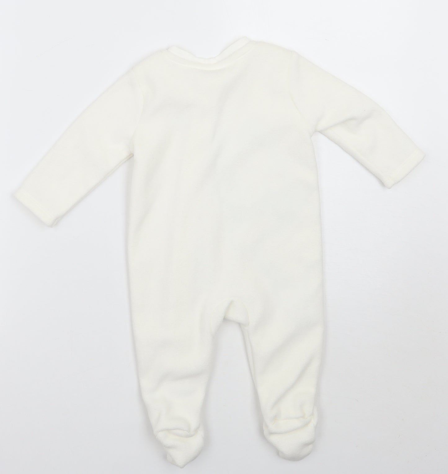 George Baby White   Babygrow One-Piece Size 3-6 Months  - Winnie