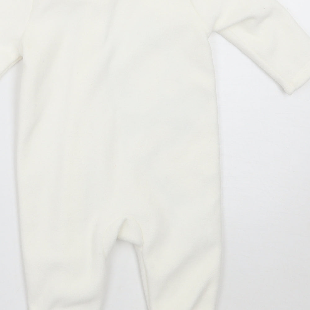 George Baby White   Babygrow One-Piece Size 3-6 Months  - Winnie