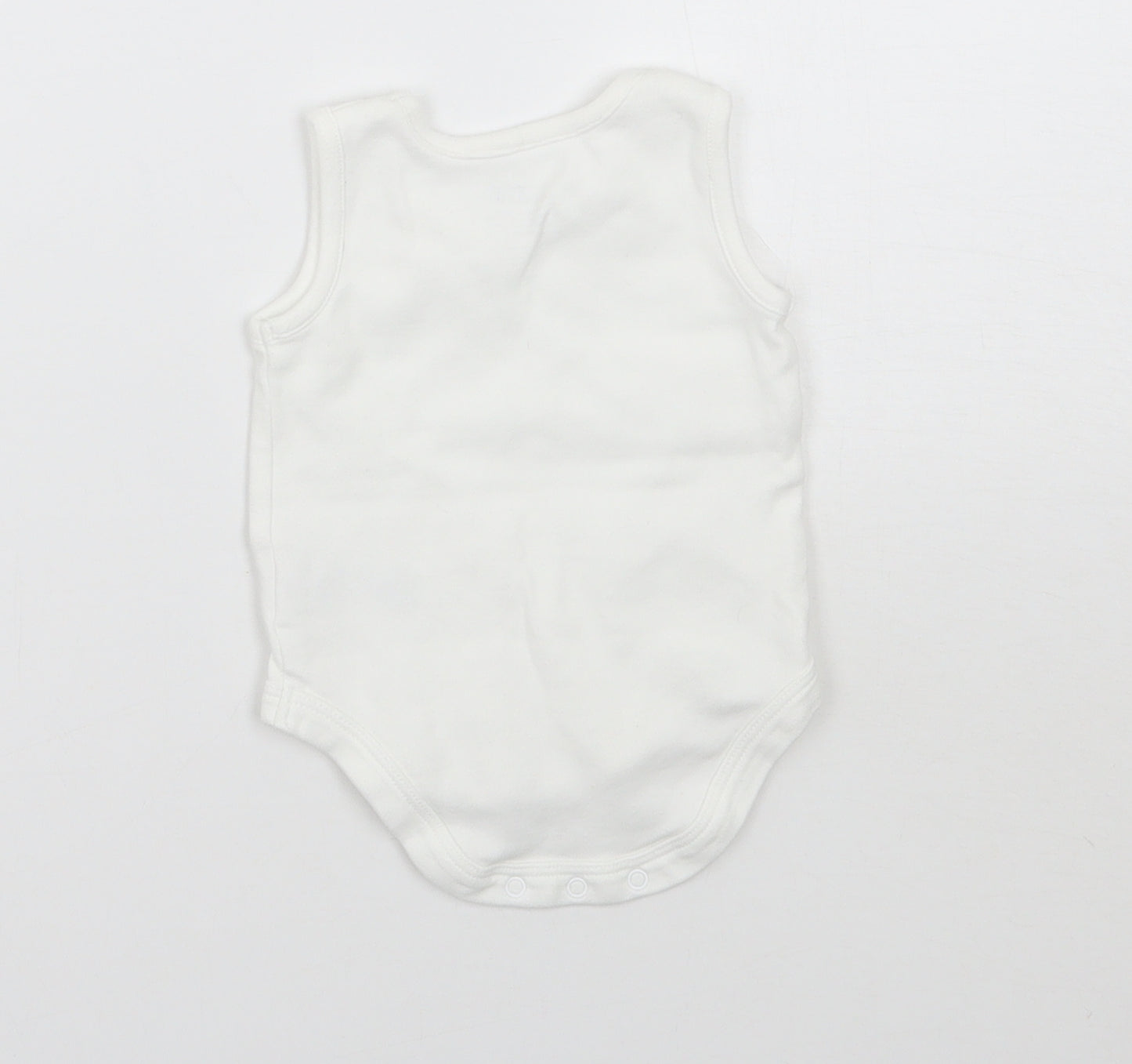 Mammas & Pappas Baby White   Babygrow One-Piece Size Newborn