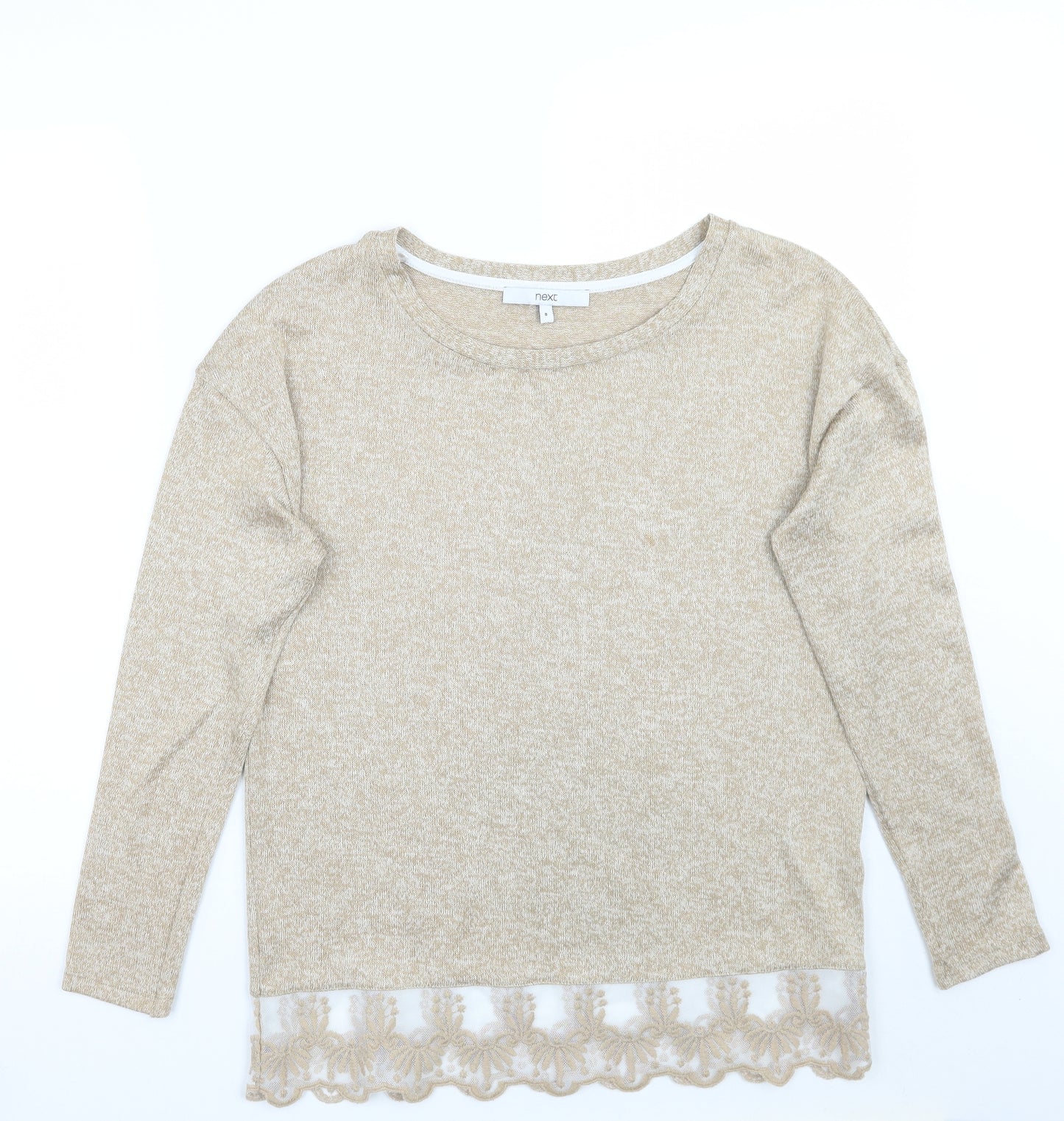NEXT Womens Beige   Pullover Jumper Size 8