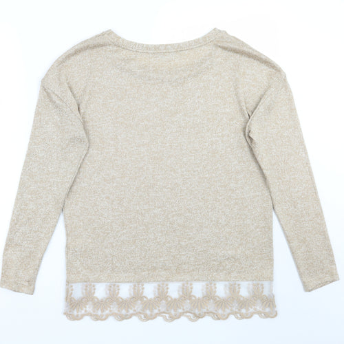 NEXT Womens Beige   Pullover Jumper Size 8