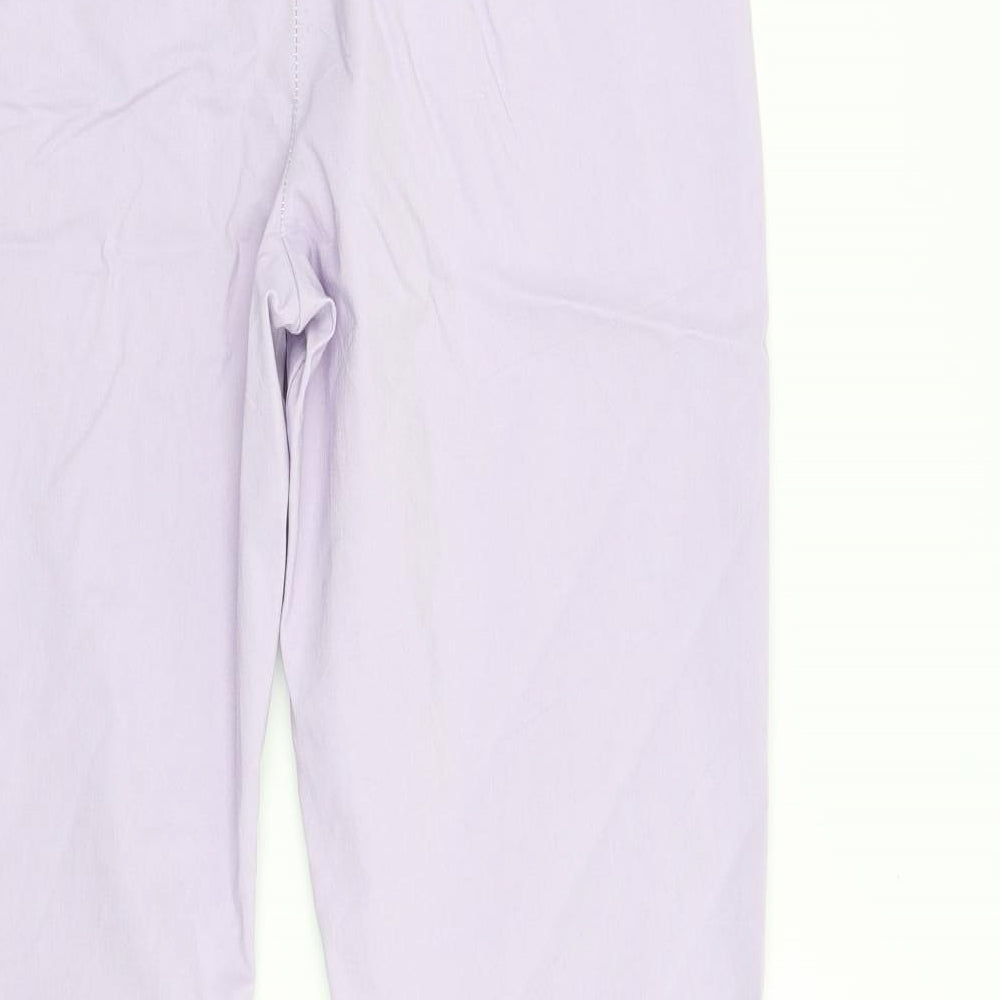 Nasty Gal Womens Purple   Trousers  Size 12 L33 in