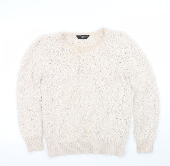 Dorothy Perkins Womens Ivory Pullover Jumper Size 12