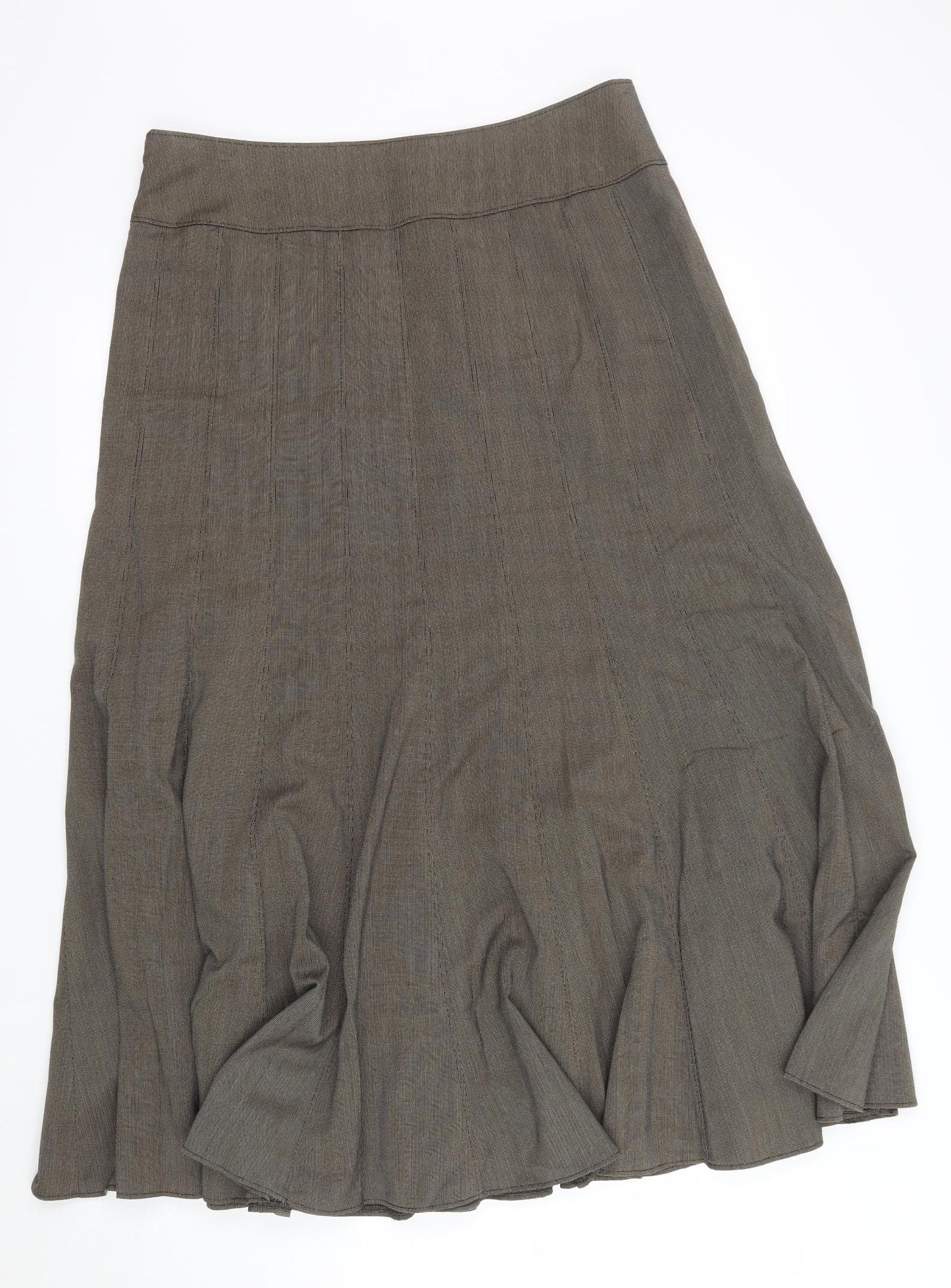 Marks and Spencer Womens Brown   A-Line Skirt Size 14