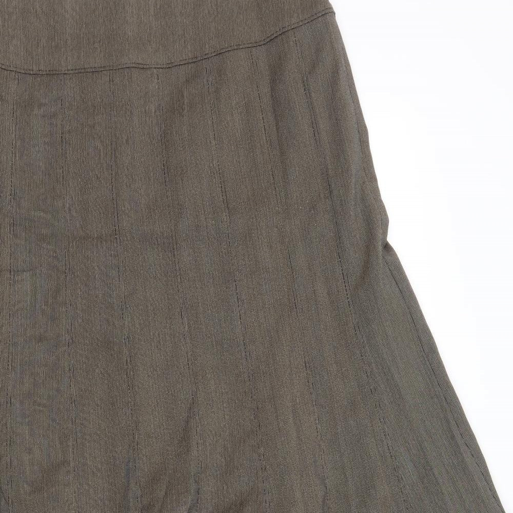 Marks and Spencer Womens Brown   A-Line Skirt Size 14