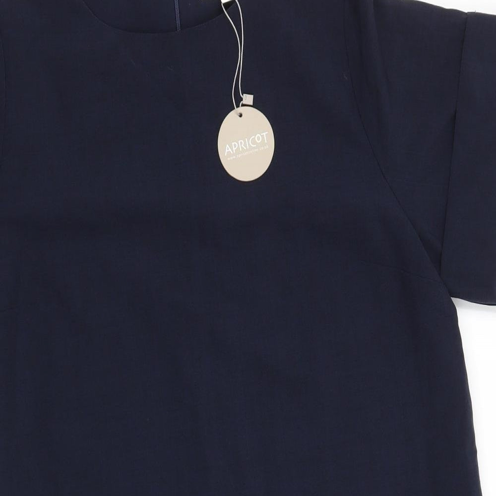 Apricot Womens Blue   Basic Blouse Size 14