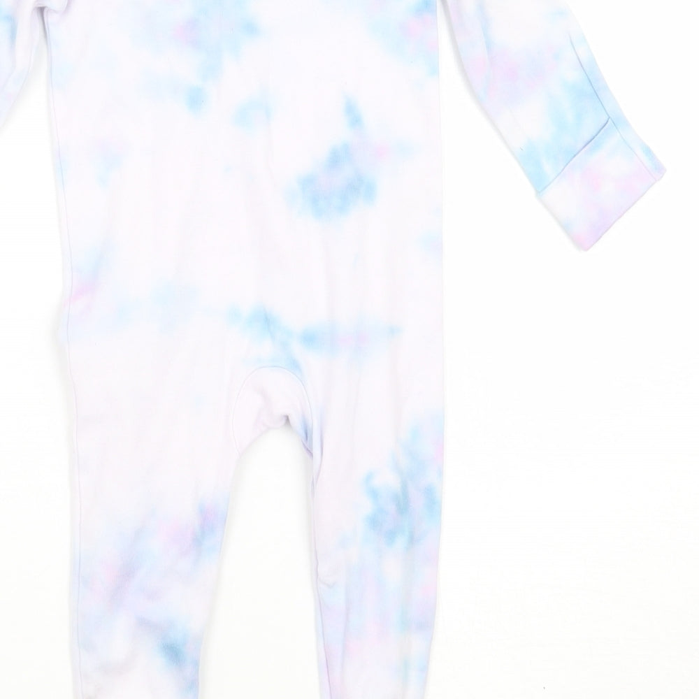 George Baby Blue Tie Dye  Babygrow One-Piece Size 6-9 Months