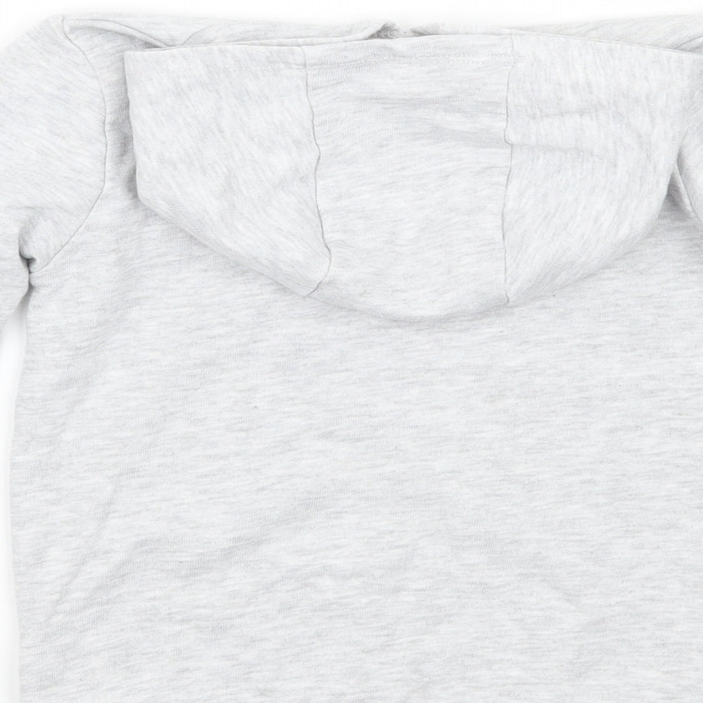 George Girls Grey   Pullover Hoodie Size 5-6 Years  - Peppa pig