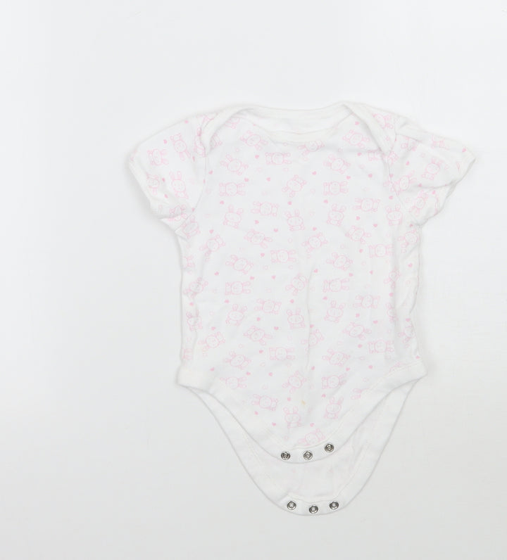 Tesco Girls  Geometric  Babygrow One-Piece Size 9-12 Months
